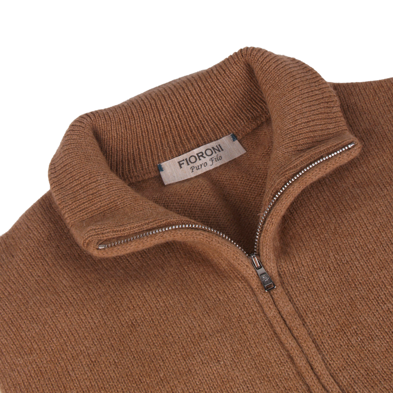 Fioroni Troyer Pullover aus 100% natürlichem Kamelhaar Puro Filo