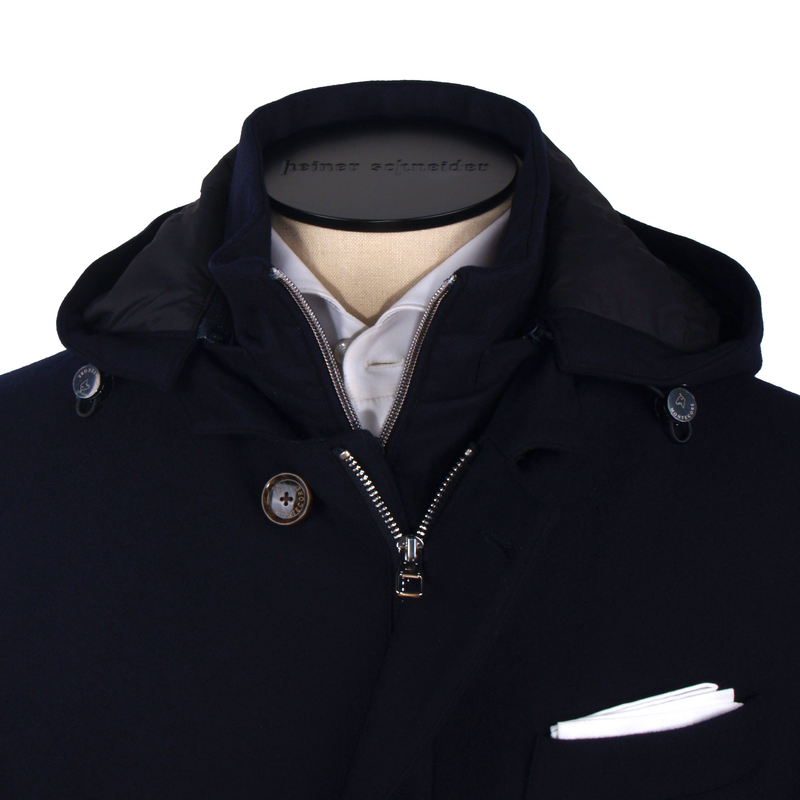Montecore coat in dark blue