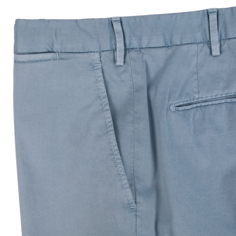 Santaniello cotton trousers Evoluto light blue