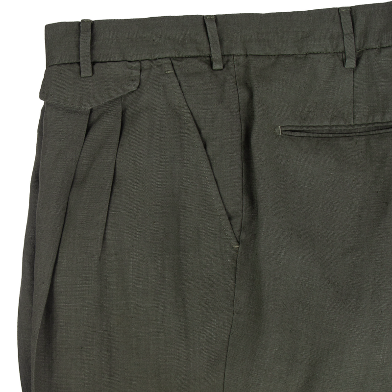 Santaniello Leinenhose Evoluto Khaki