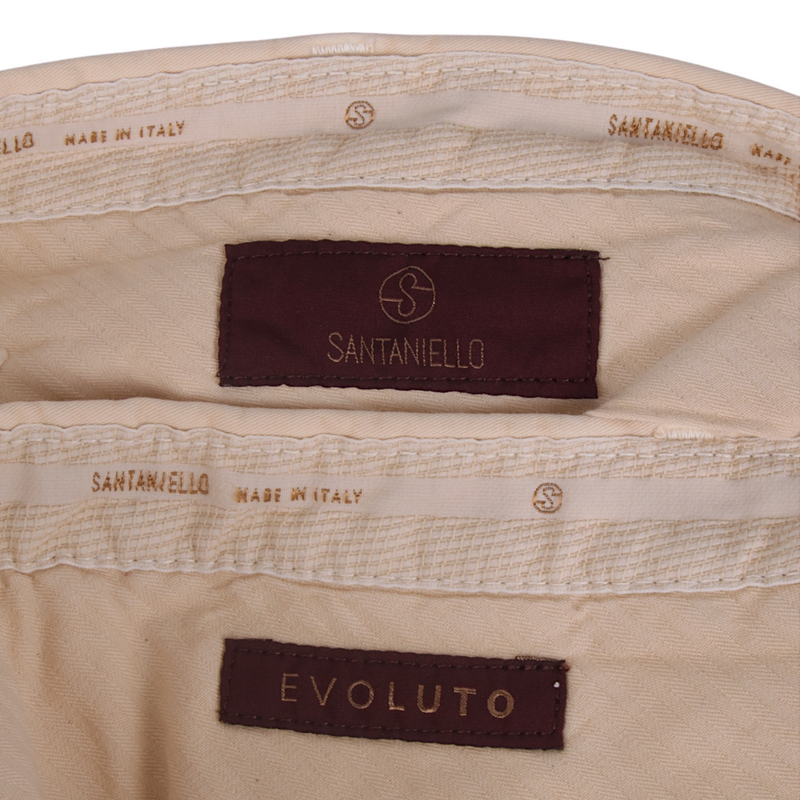 Santaniello Baumwollhose Evoluto Elfenbeinfarbe