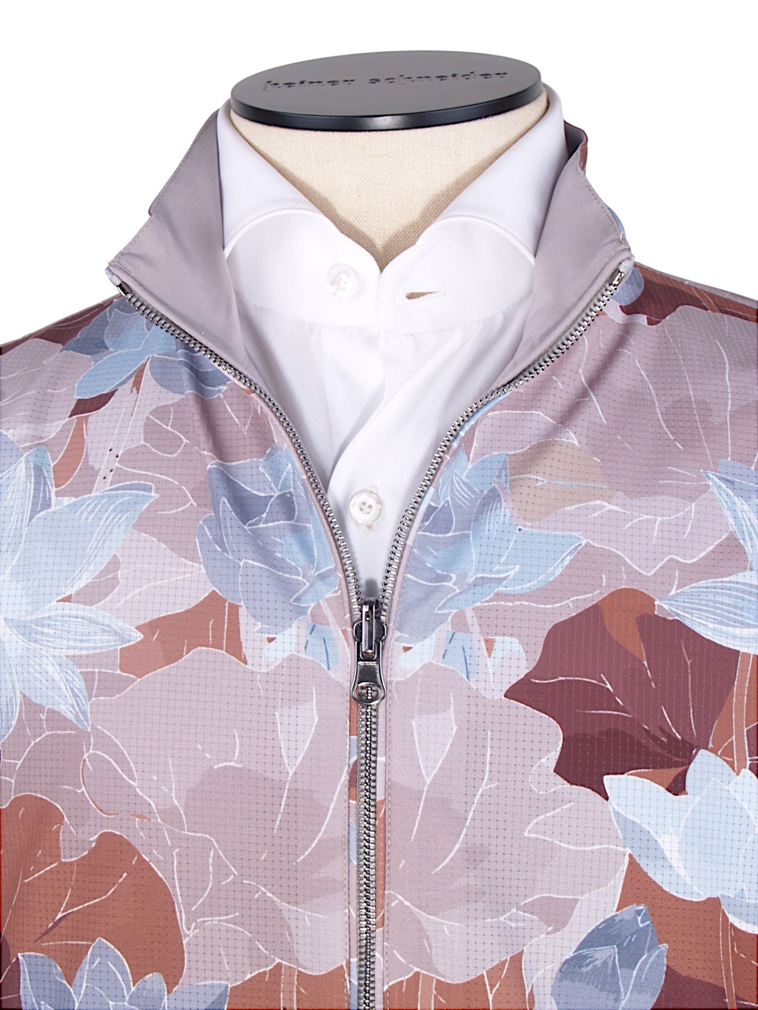 Manto reversible windbreaker jacket with floral pattern