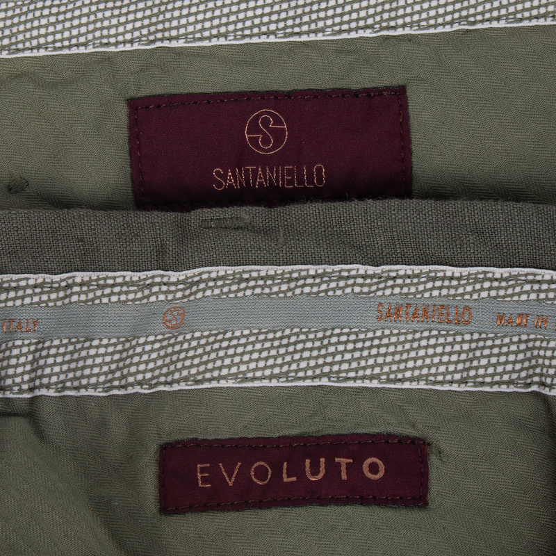 Santaniello Leinenhose Evoluto Khaki