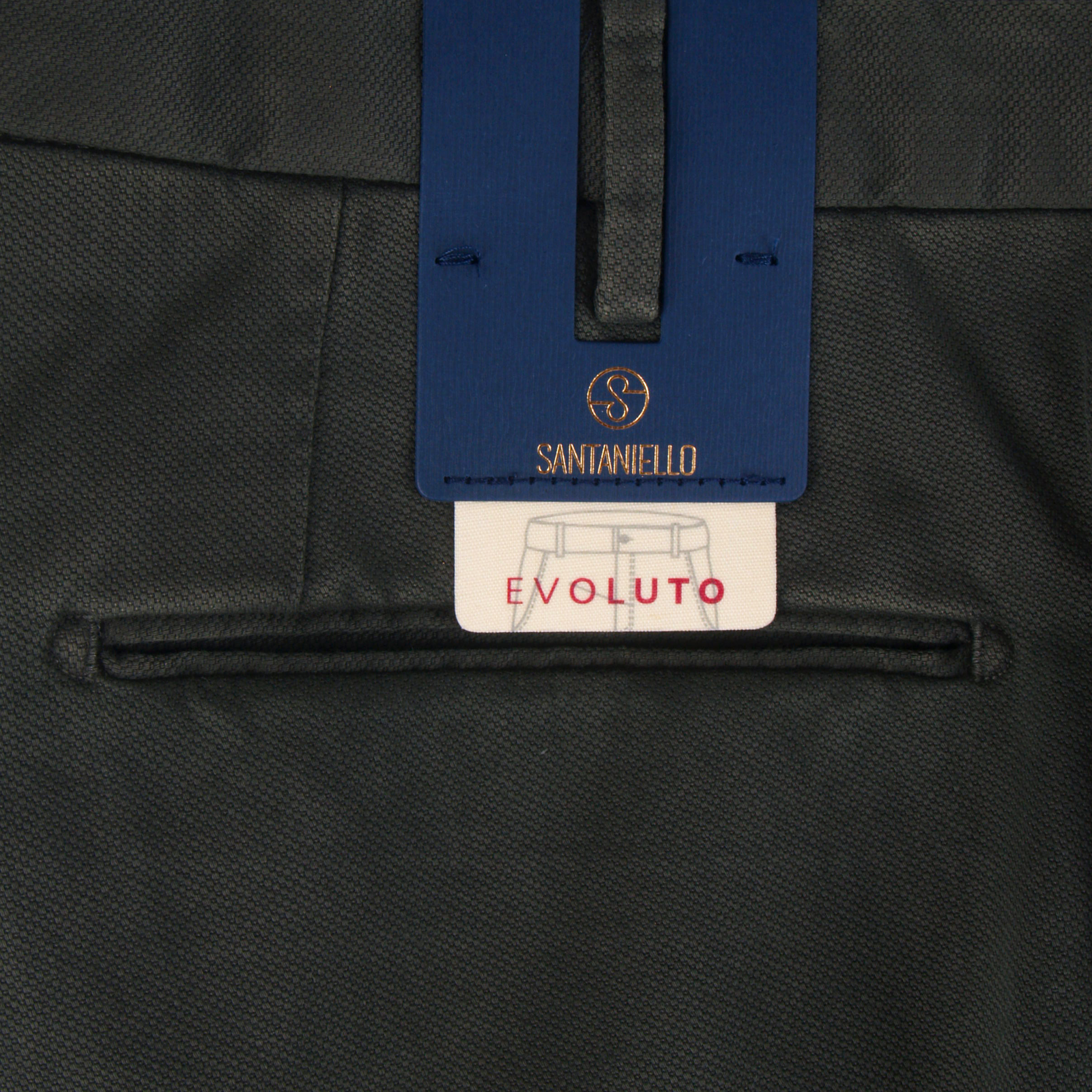 Santaniello Evoluto trousers in classic dark green