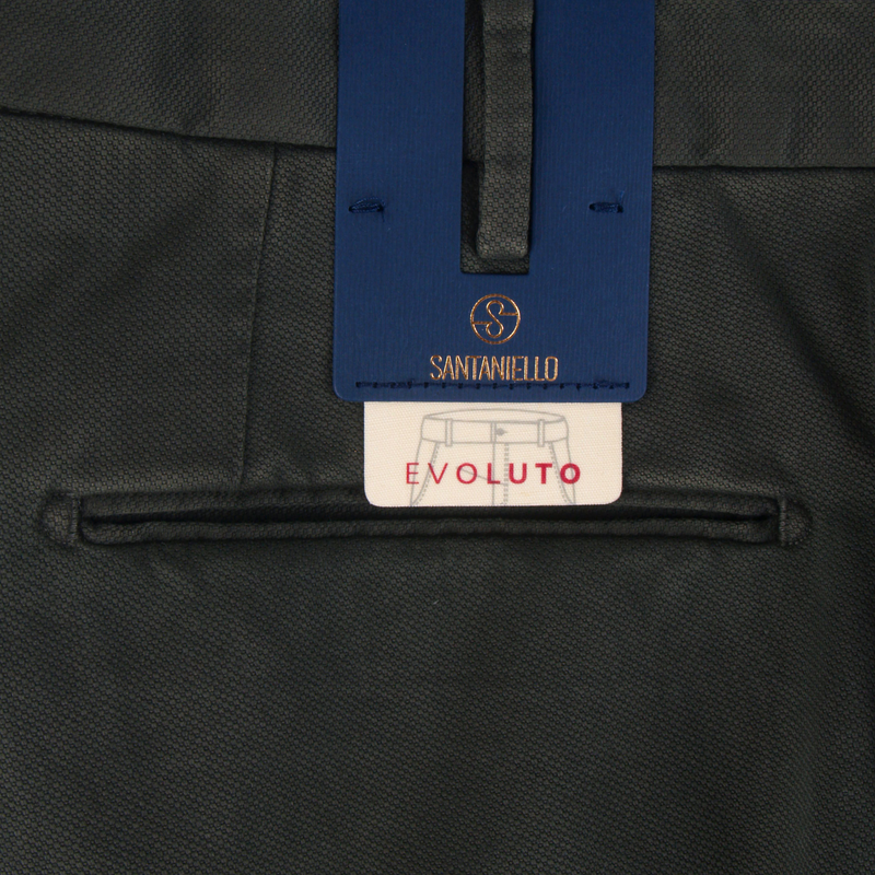 Santaniello Evoluto trousers in classic dark green