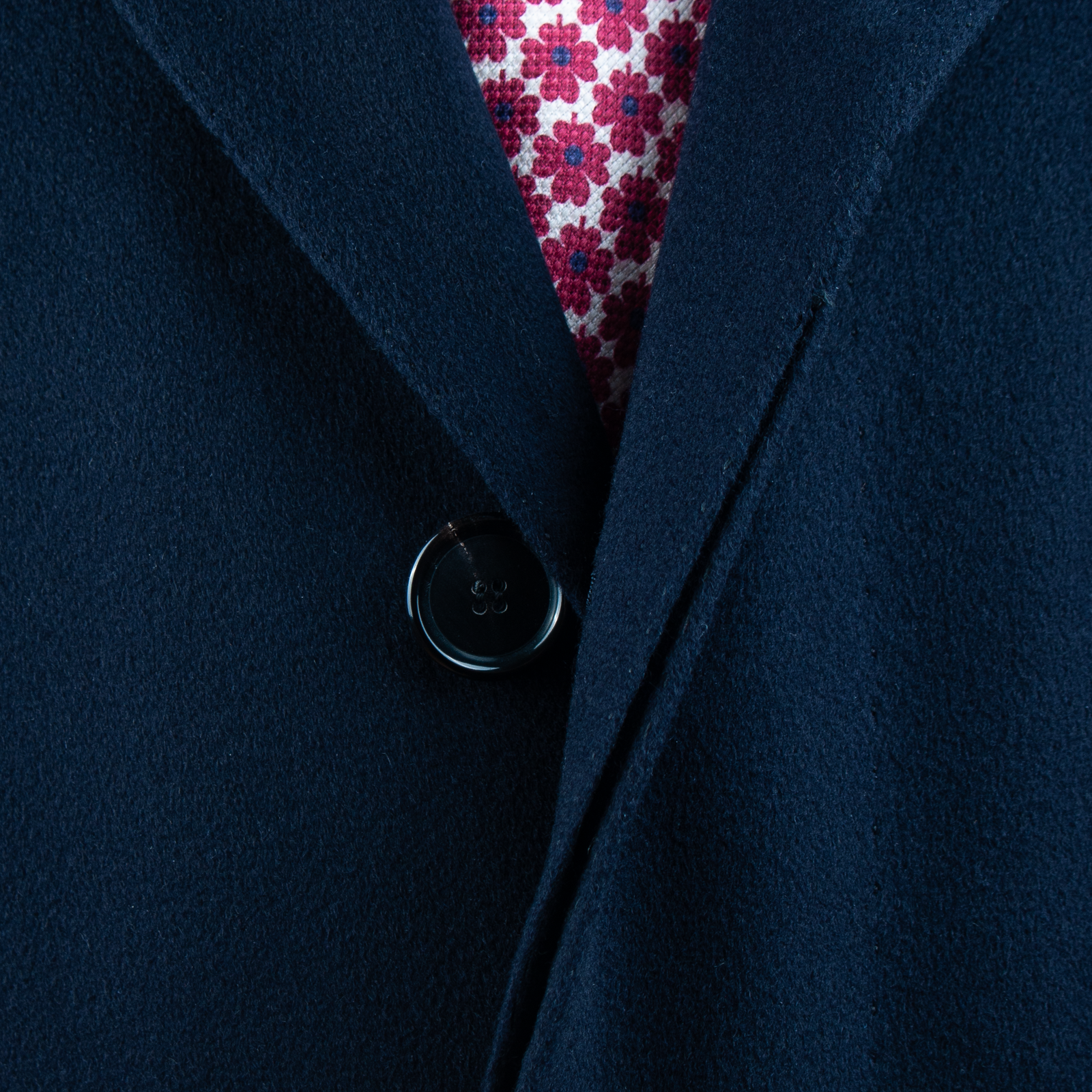 Cesare Attolini Mantel in dunkelblau