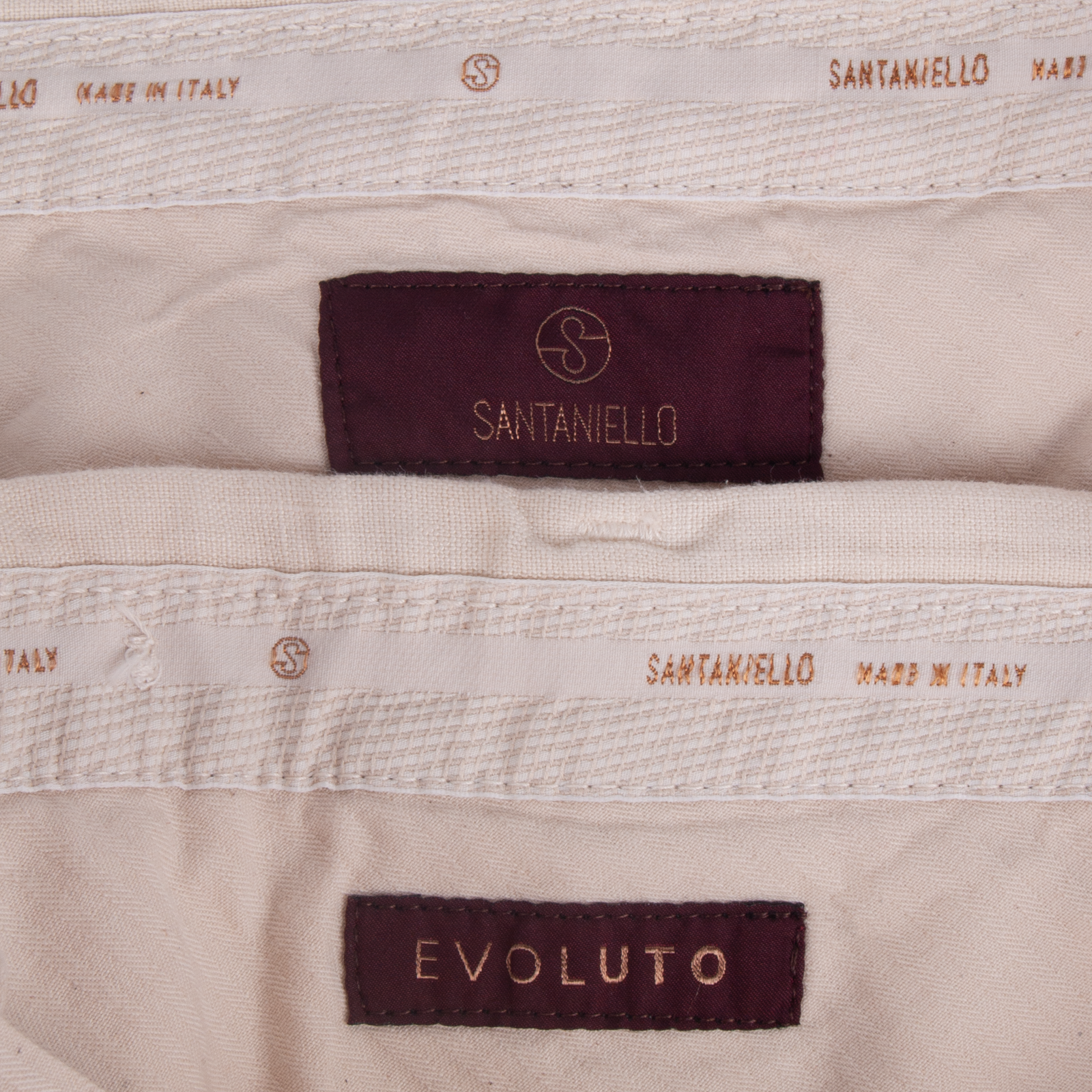 Santaniello linen trousers Evoluto Beige