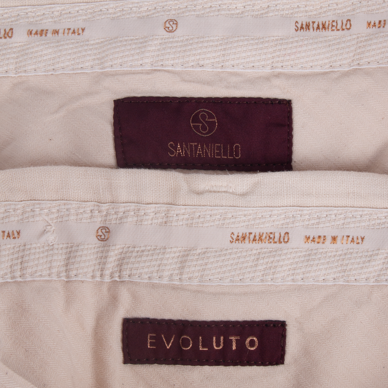 Santaniello linen trousers Evoluto Beige