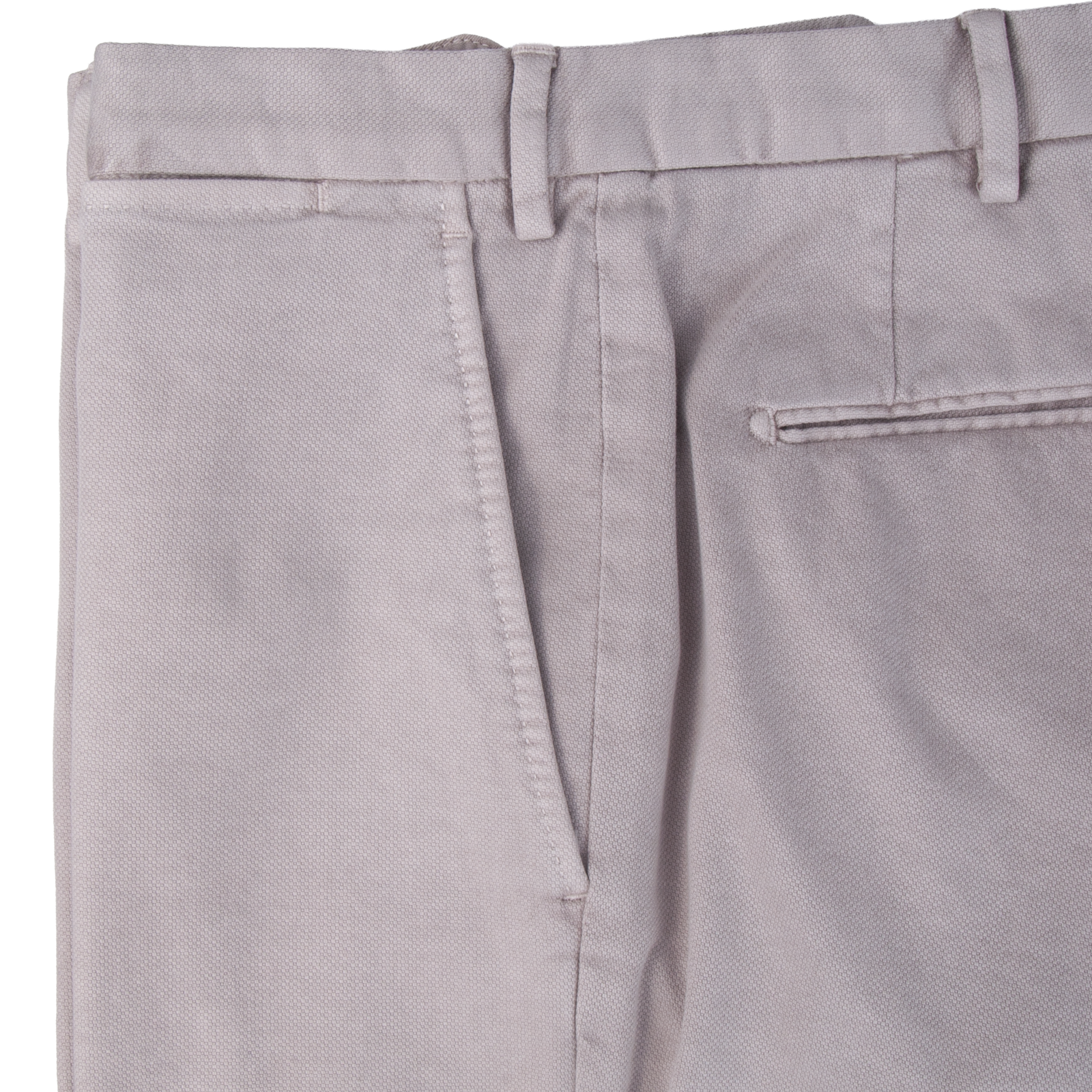 Santaniello Evoluto trousers in elegant light gray