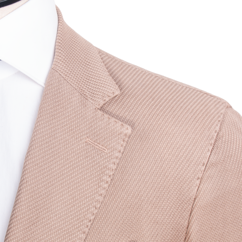 Santaniello cotton linen jacket sand