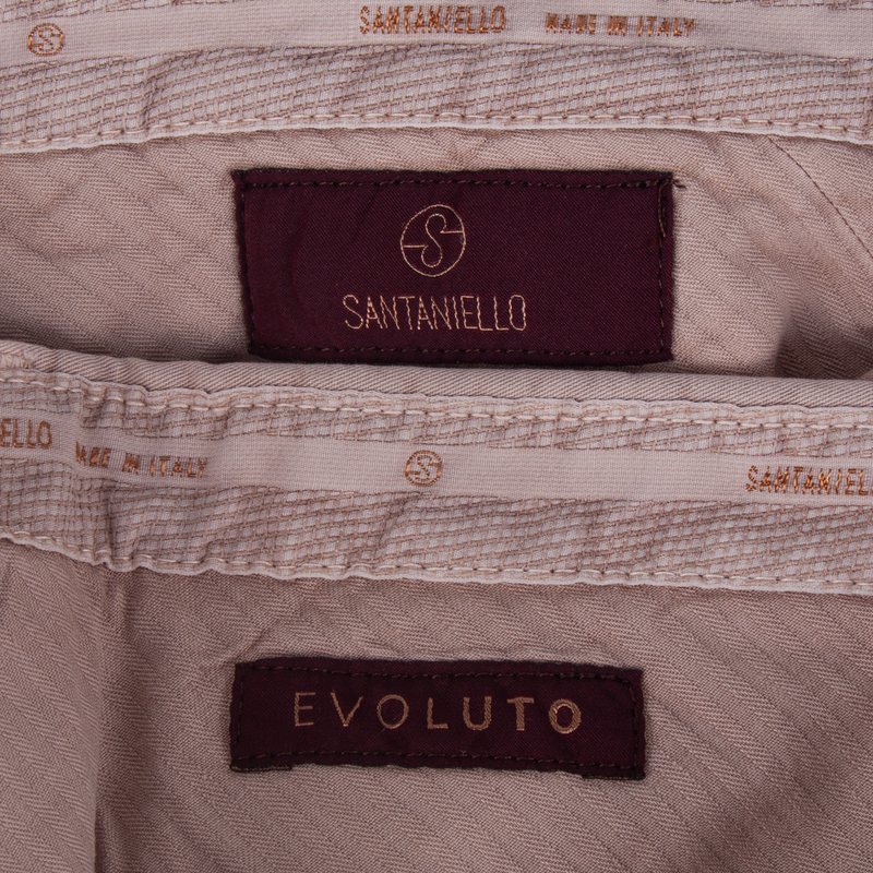Santaniello Baumwollhose Evoluto Dunkelbeige