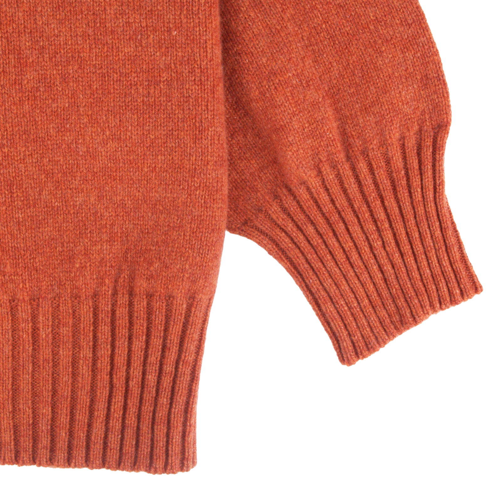 Malo Kaschmir Rollkragenpullover in Rostrote