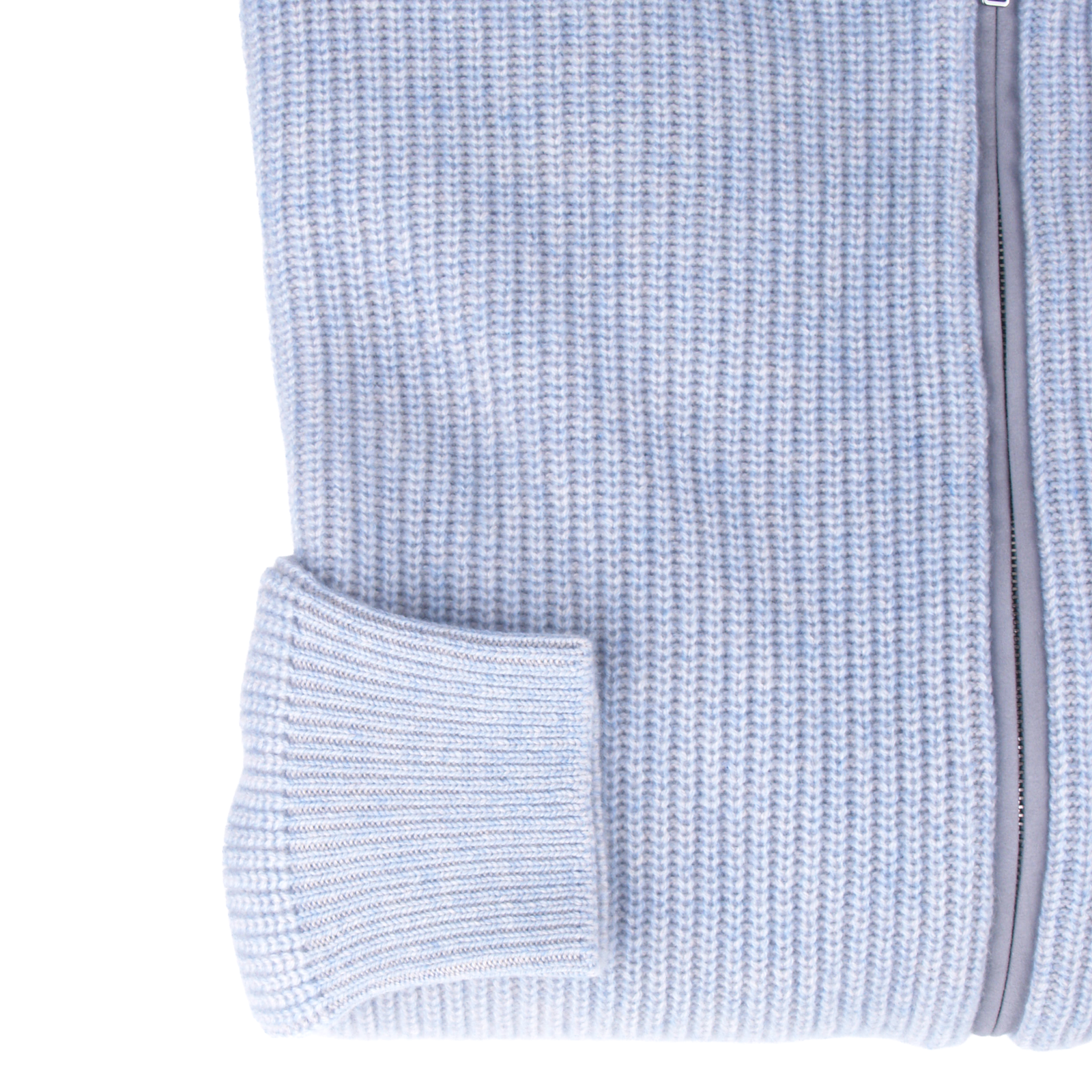 Fioroni pure Kaschmir Cardigan Strickjacke in Himmelblau