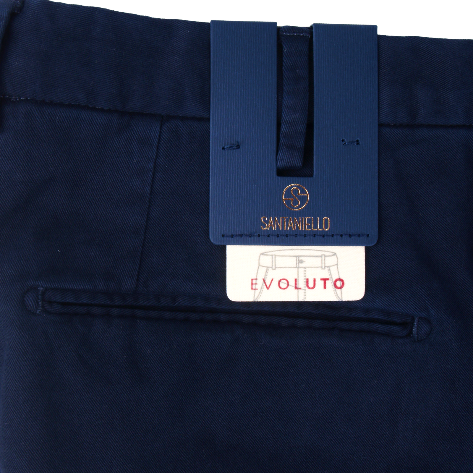 Santaniello Evoluto trousers in navy blue