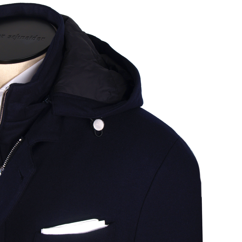 Montecore coat in dark blue