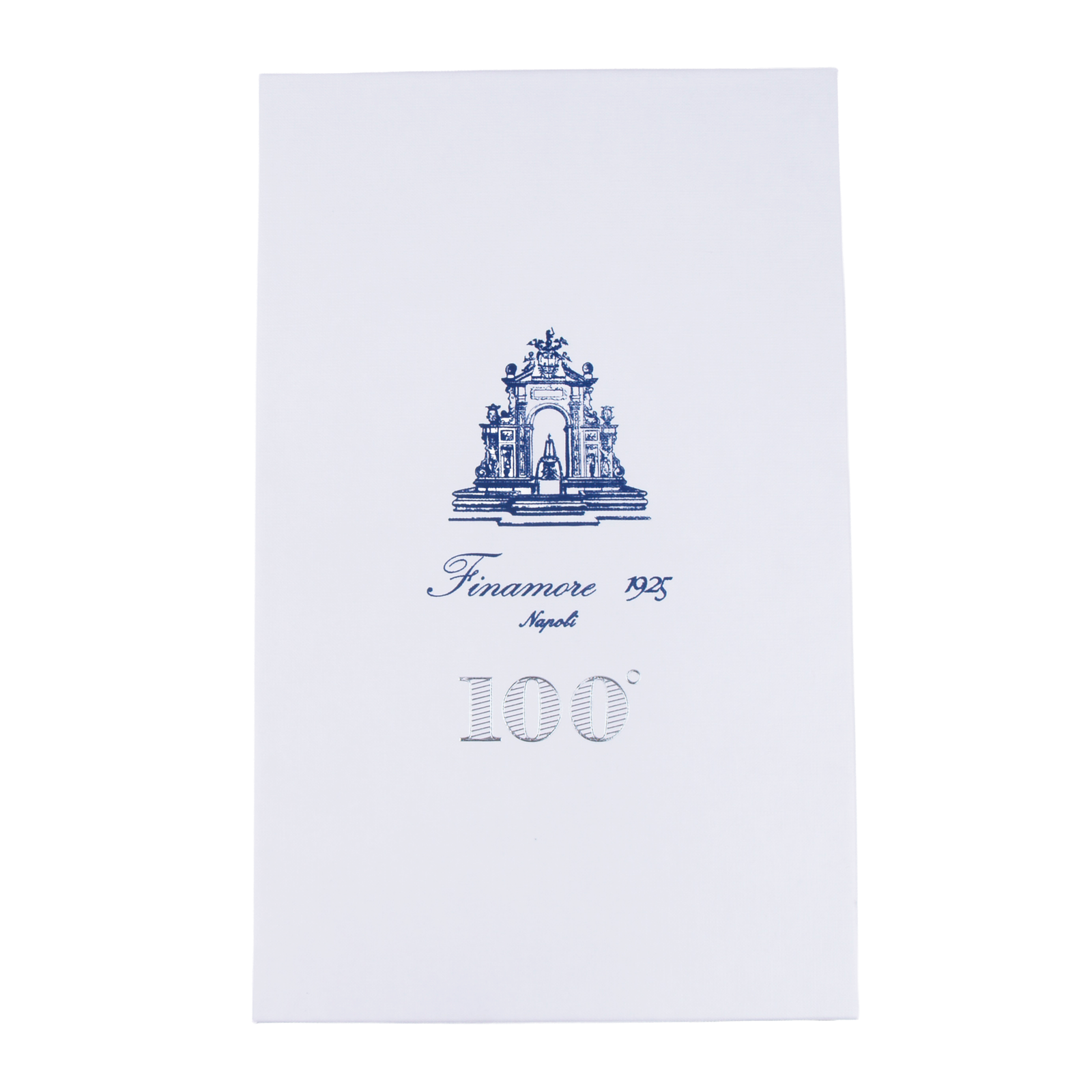 Finamore 1925 Hemd in Dunkelblau schmale Milano Passform