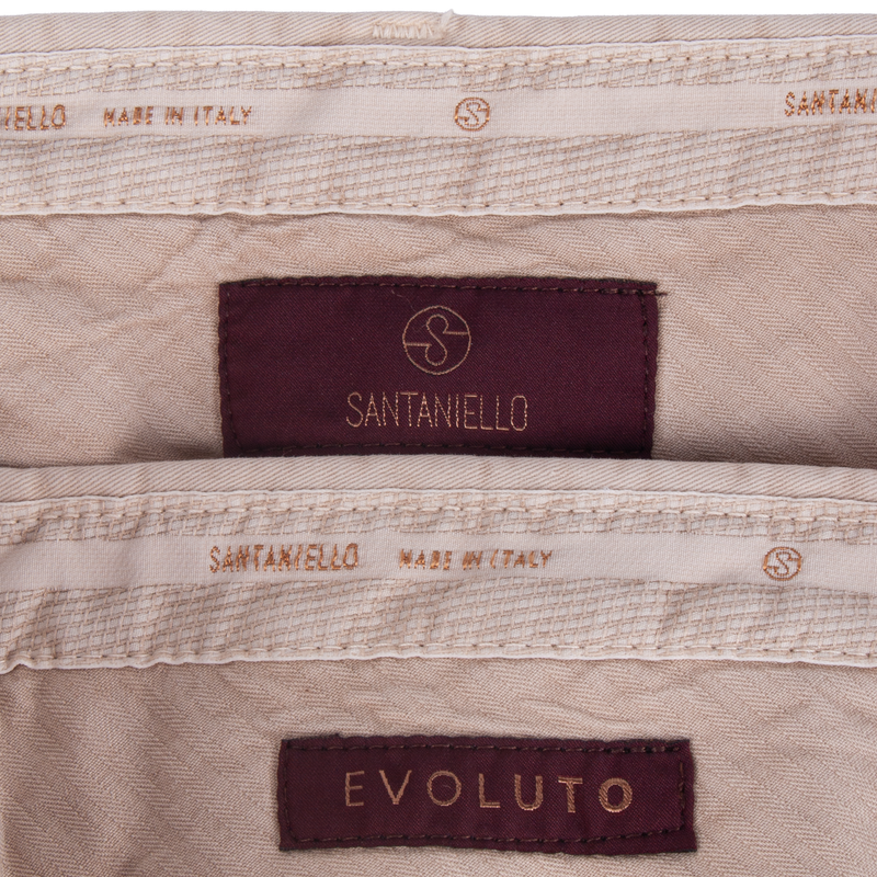 Santaniello cotton trousers Evoluto Beige