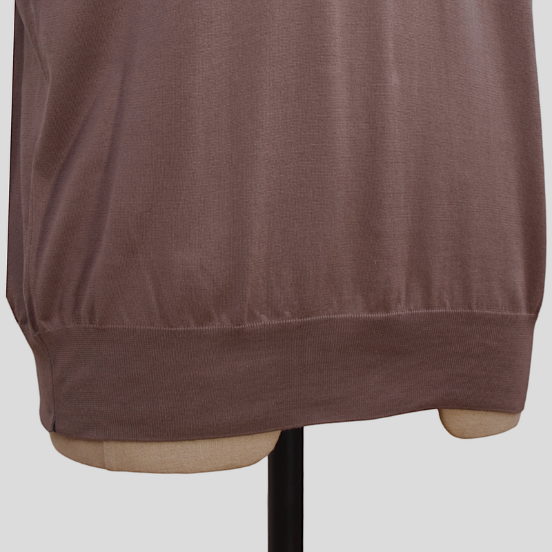 Fioroni braunes Strick T-Shirt