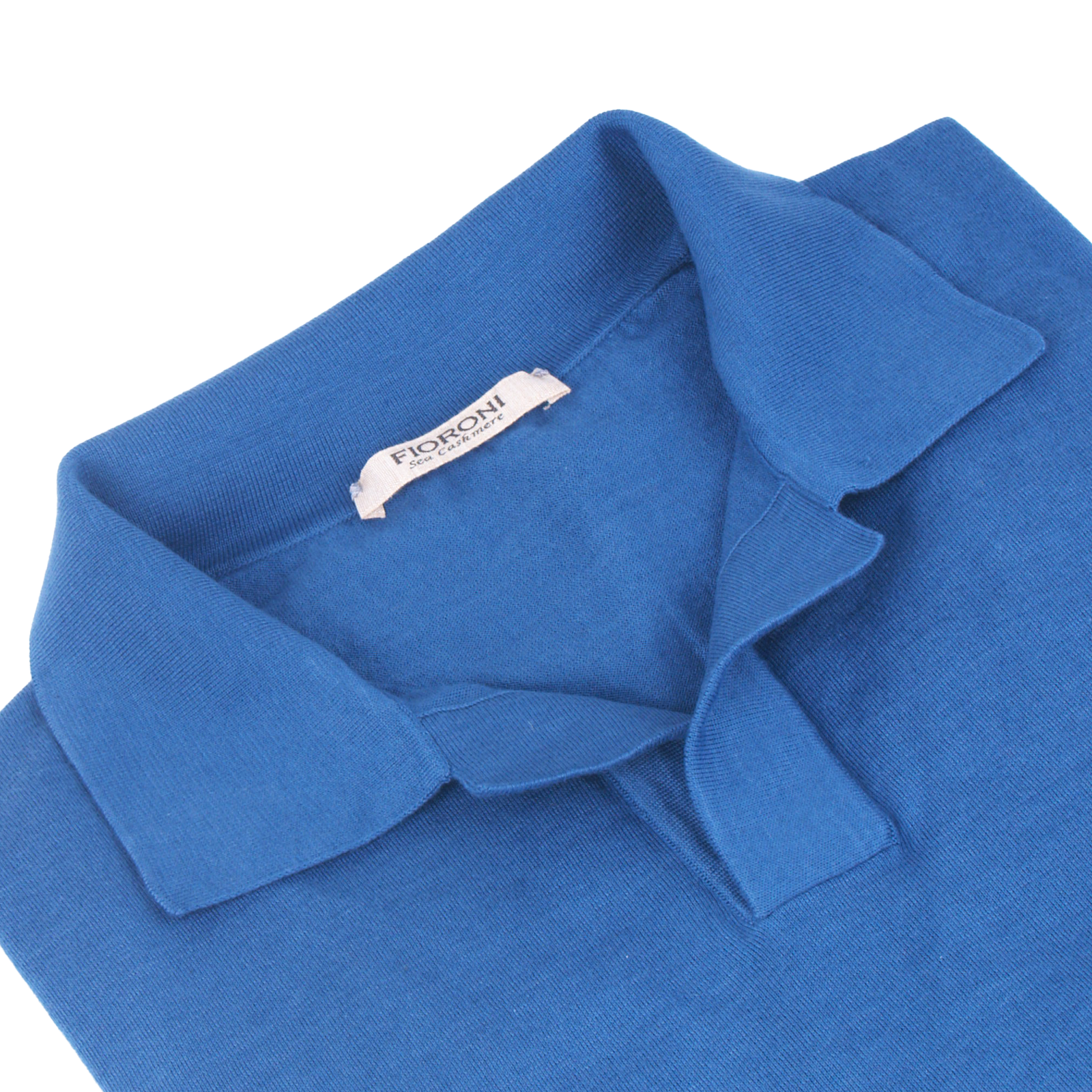 Fioroni blue polo shirt with long sleeves