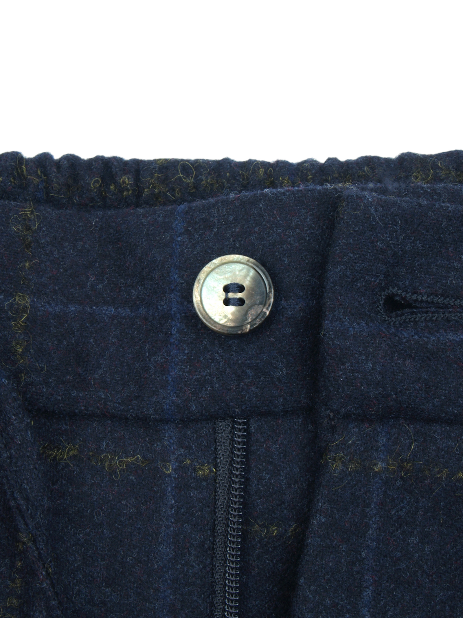 Dunkelblaue Santaniello Flanell Joggpants