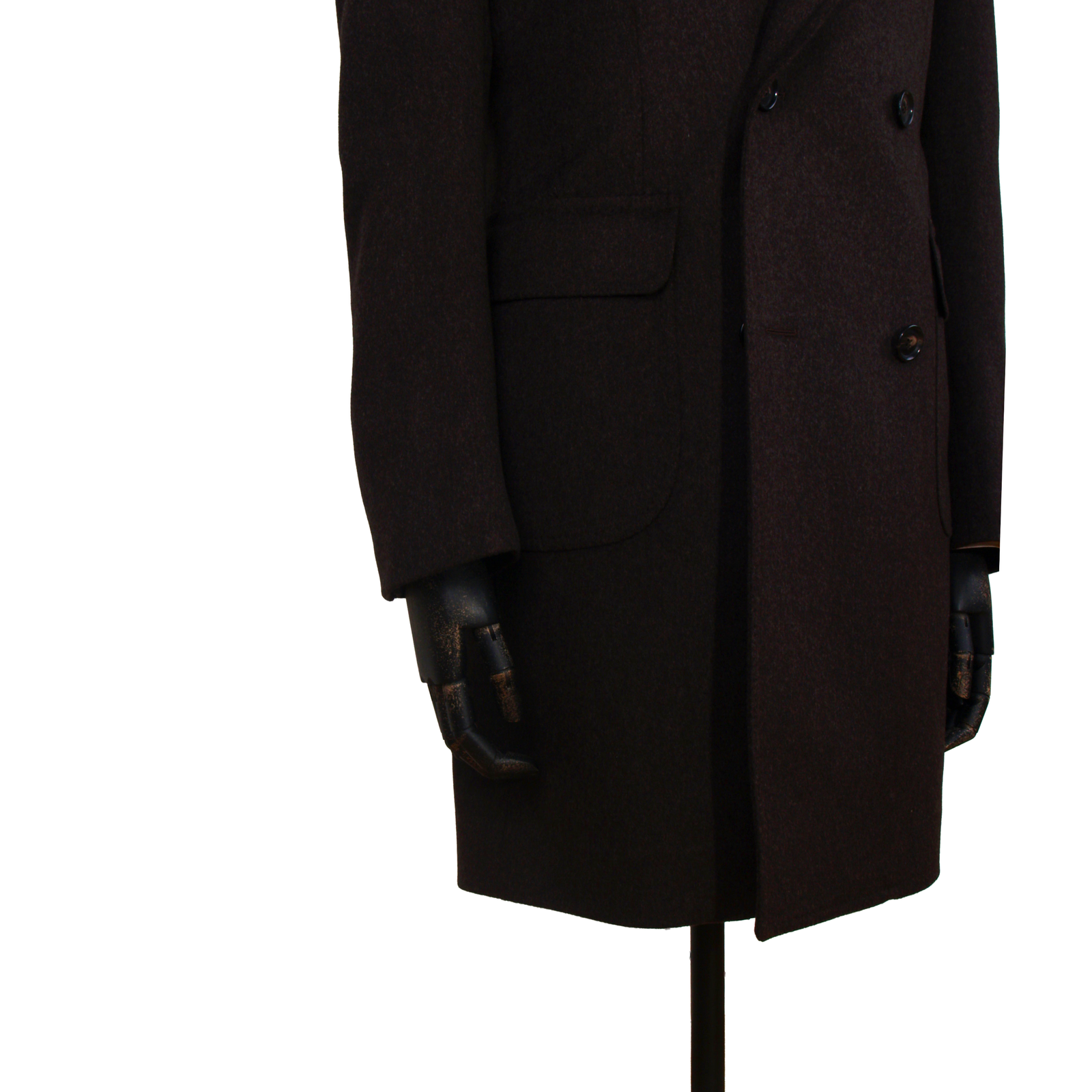 Gaiola Napoli double-breasted virgin wool coat