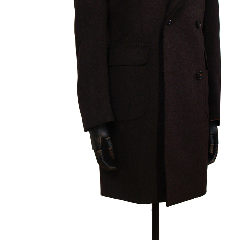 Gaiola Napoli double-breasted virgin wool coat