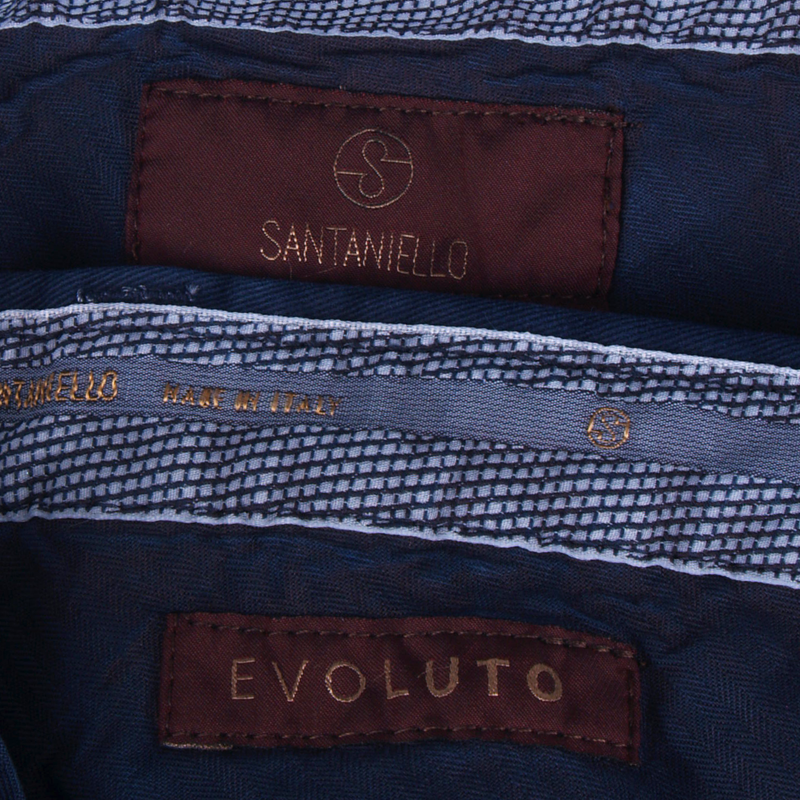 Santaniello Evoluto trousers in navy blue