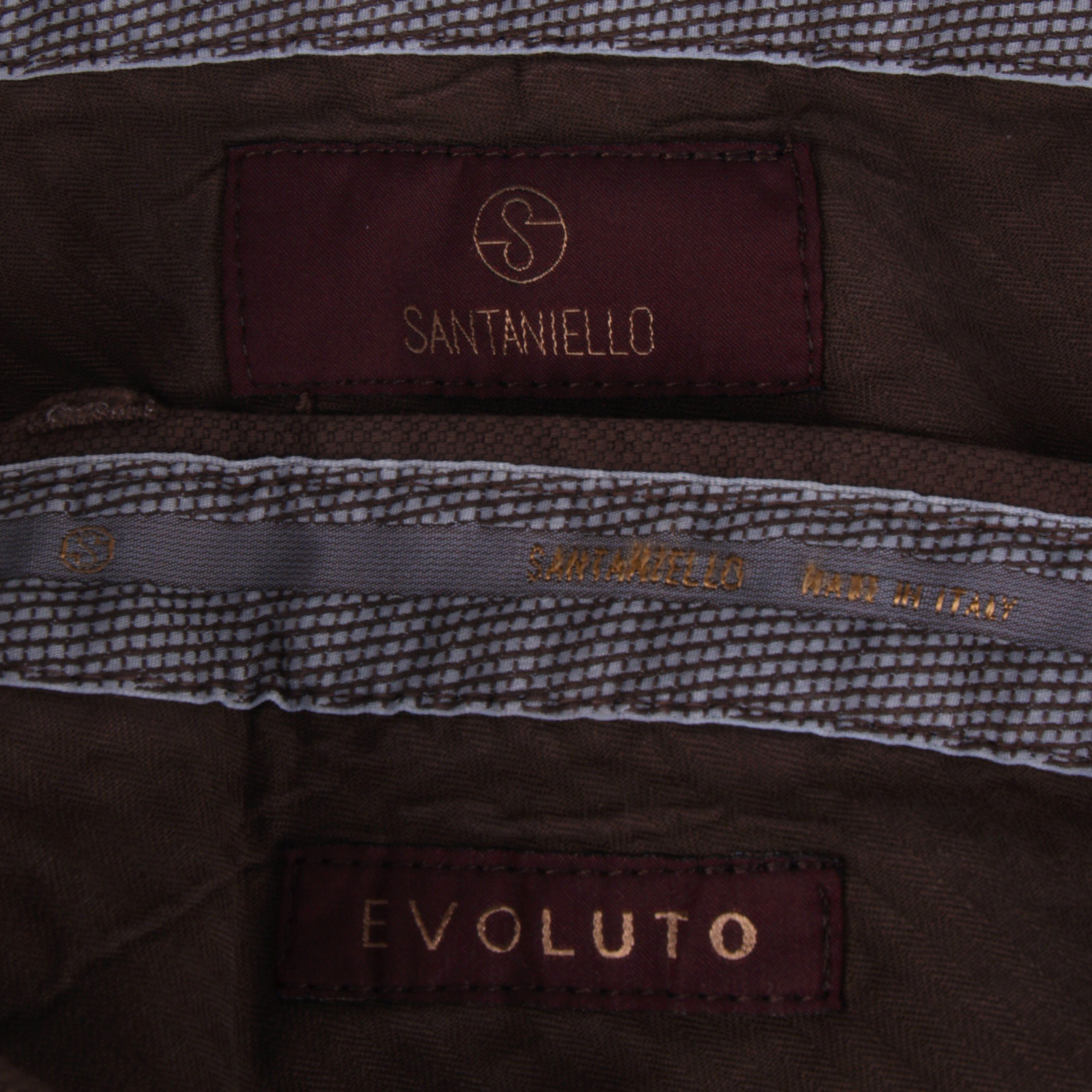 Santaniello Baumwollhose Evoluto in Dunkelbraun