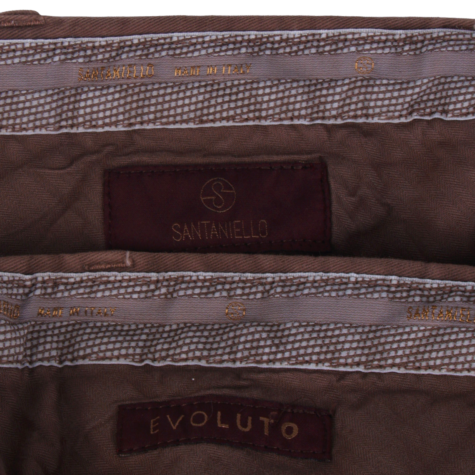 Santaniello Evoluto cotton trousers chocolate brown