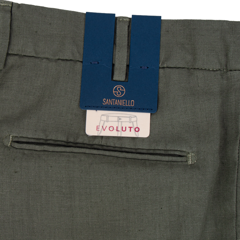 Santaniello Leinenhose Evoluto Khaki