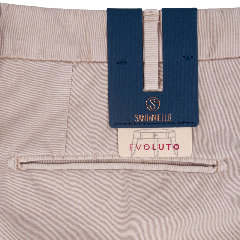 Santaniello cotton trousers Evoluto Beige
