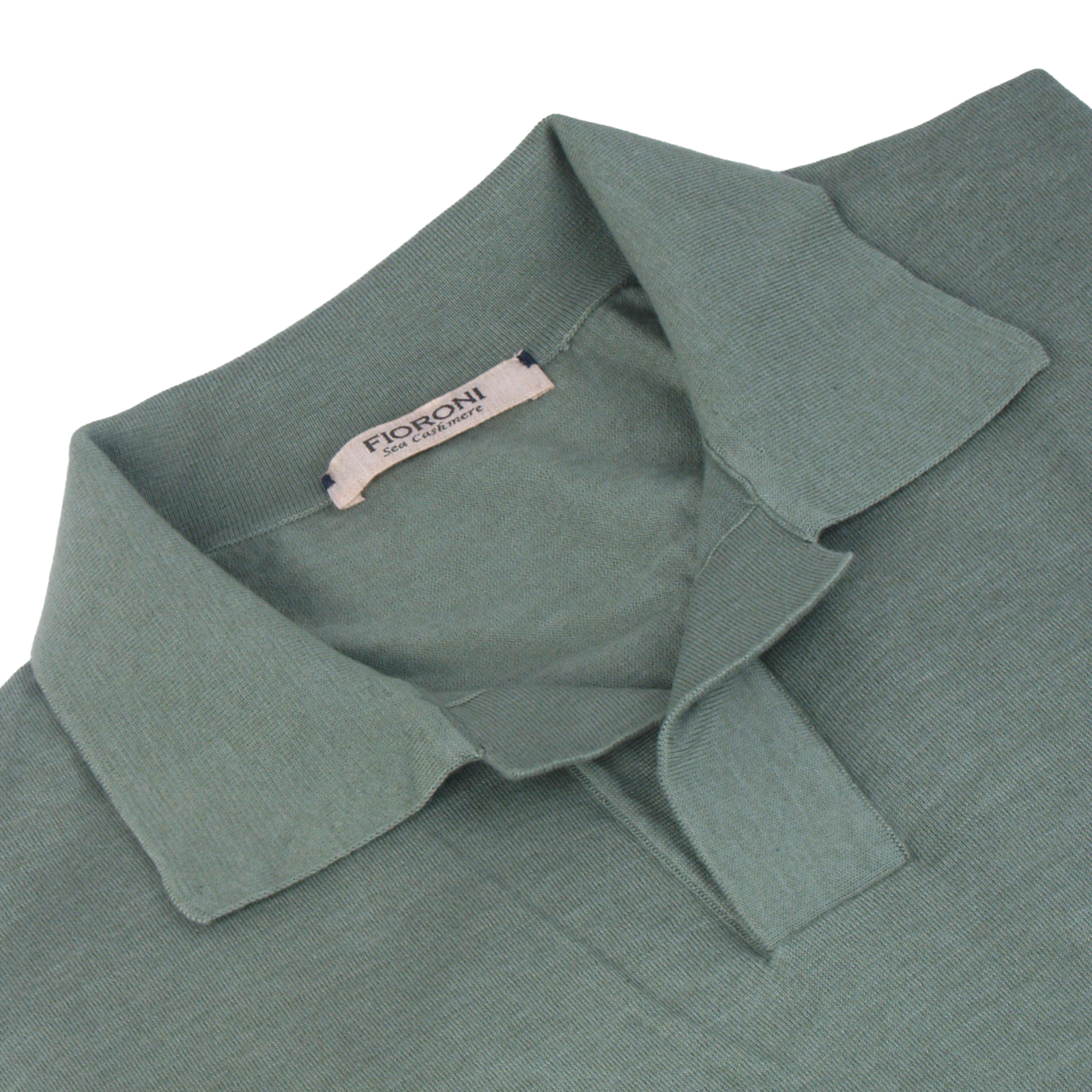 Fioroni grünes Poloshirt mit kurzen Ärmeln
