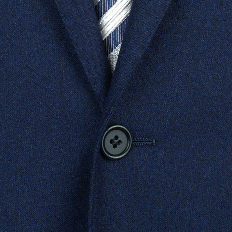 Luigi Borrelli Blauer Soft Flanell Anzug