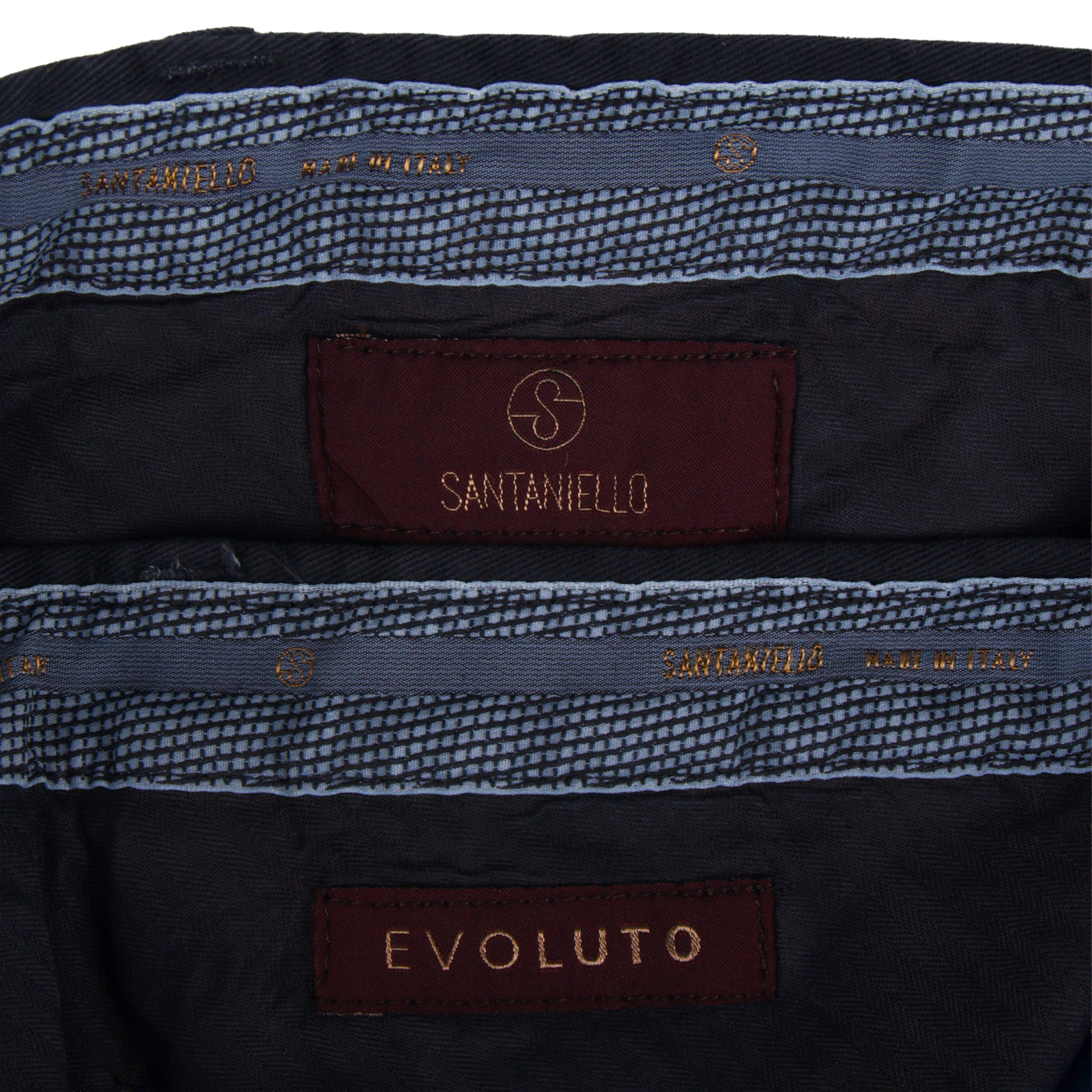 Santaniello Baumwollhose Evoluto in klassischem Schwarz