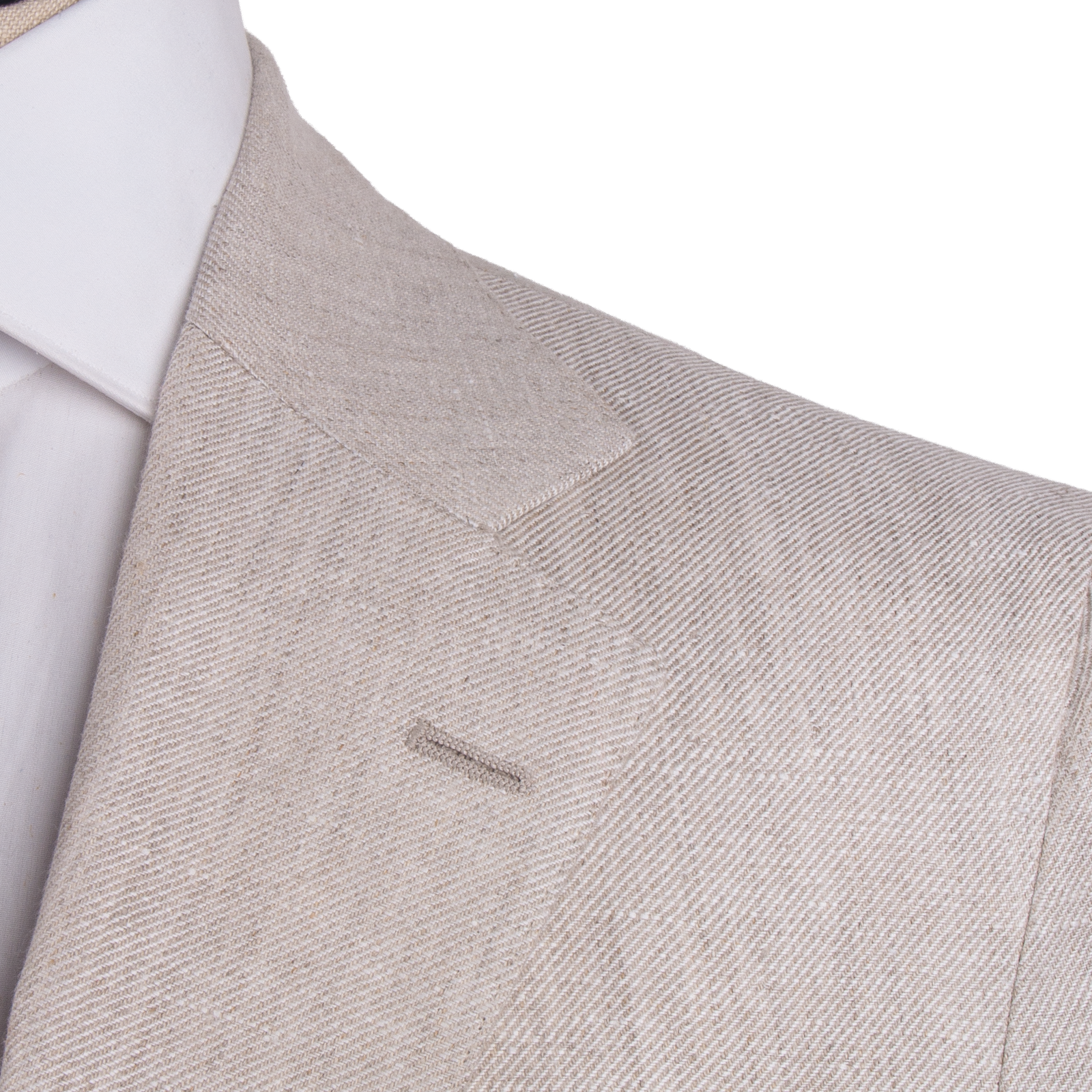 Gaiola Sommeranzug aus purem Leinen in Beige