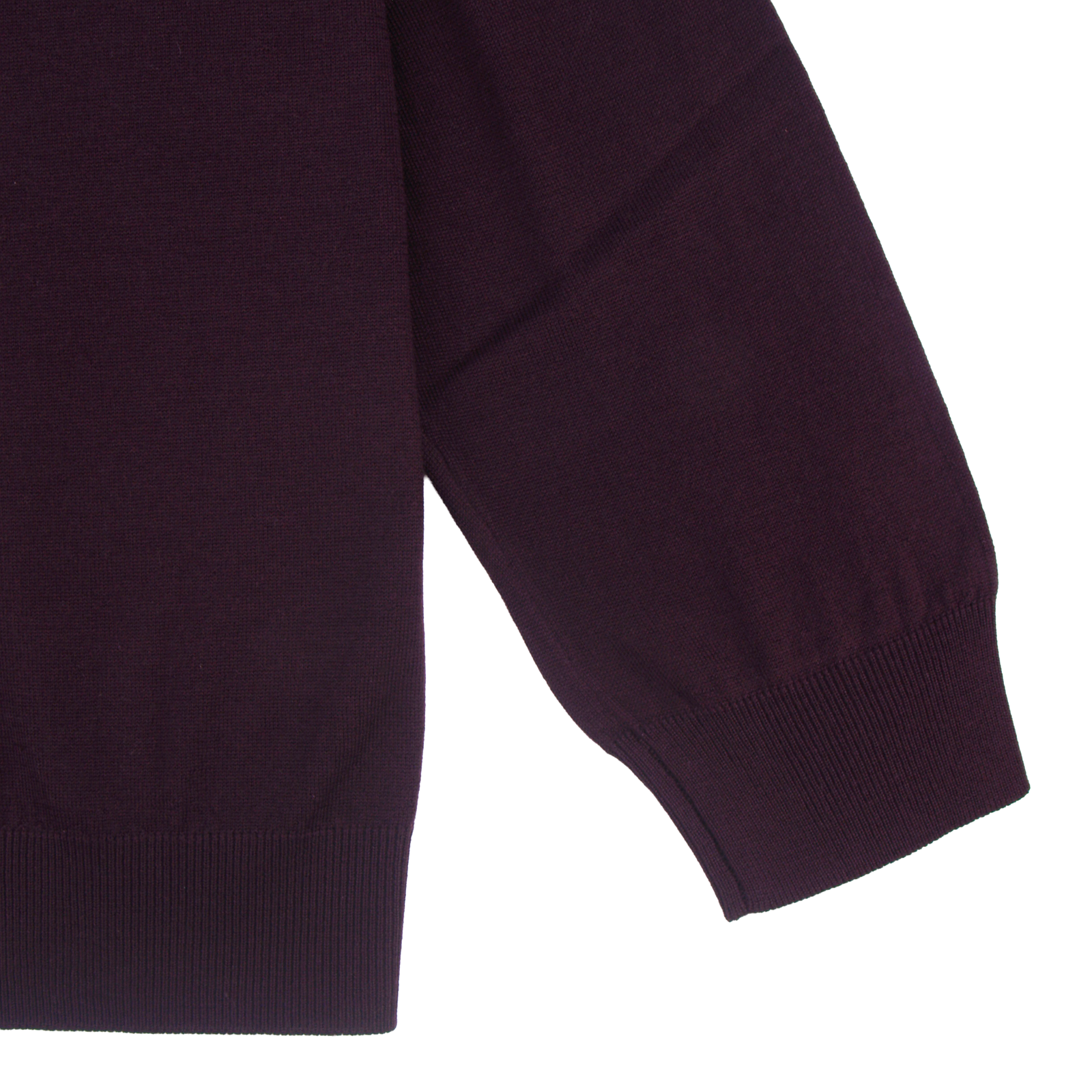 Malo Merino Wolle Polo in Bordeaux
