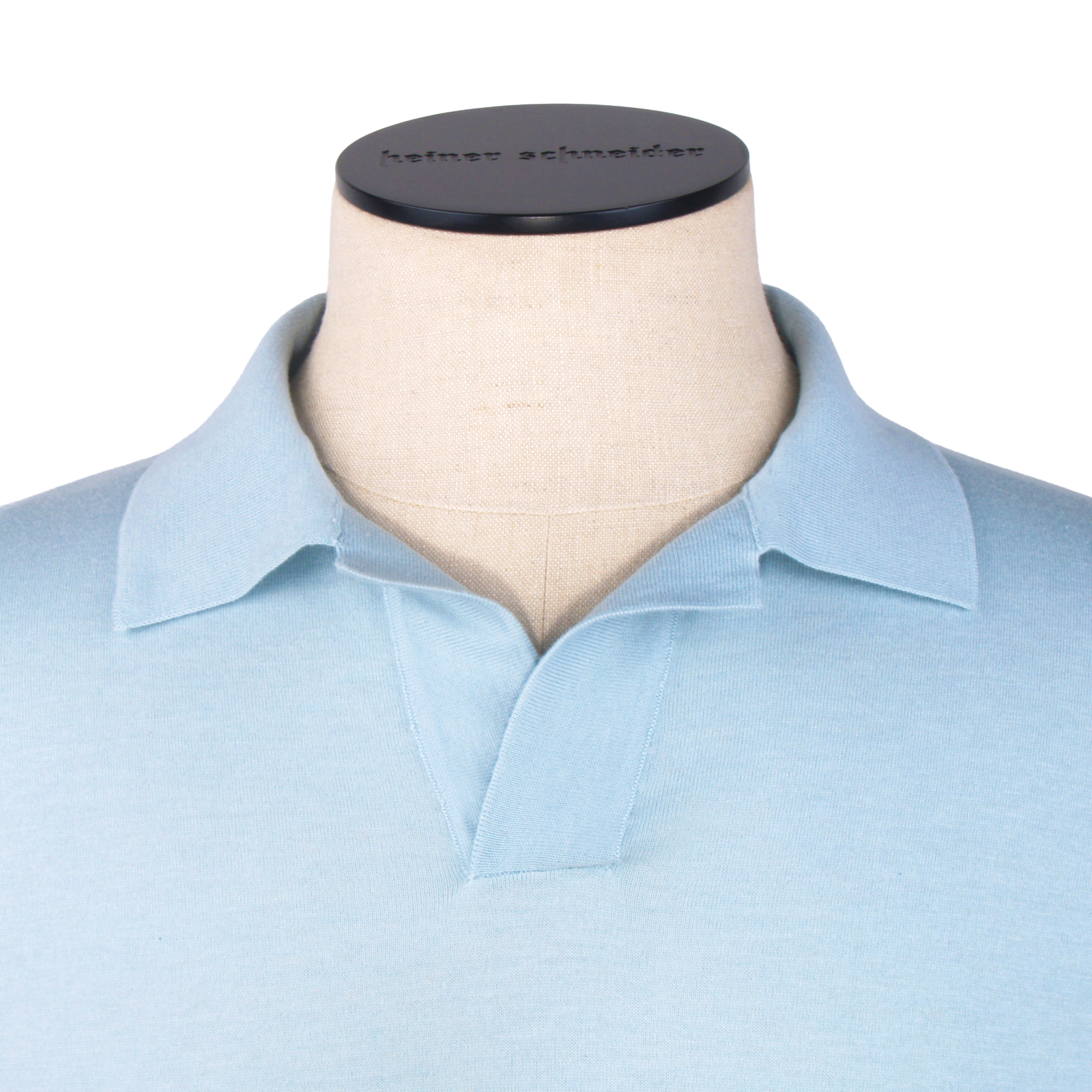 Fioroni light blue polo shirt with short sleeves
