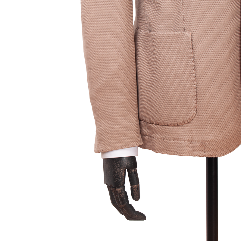 Santaniello cotton linen jacket sand