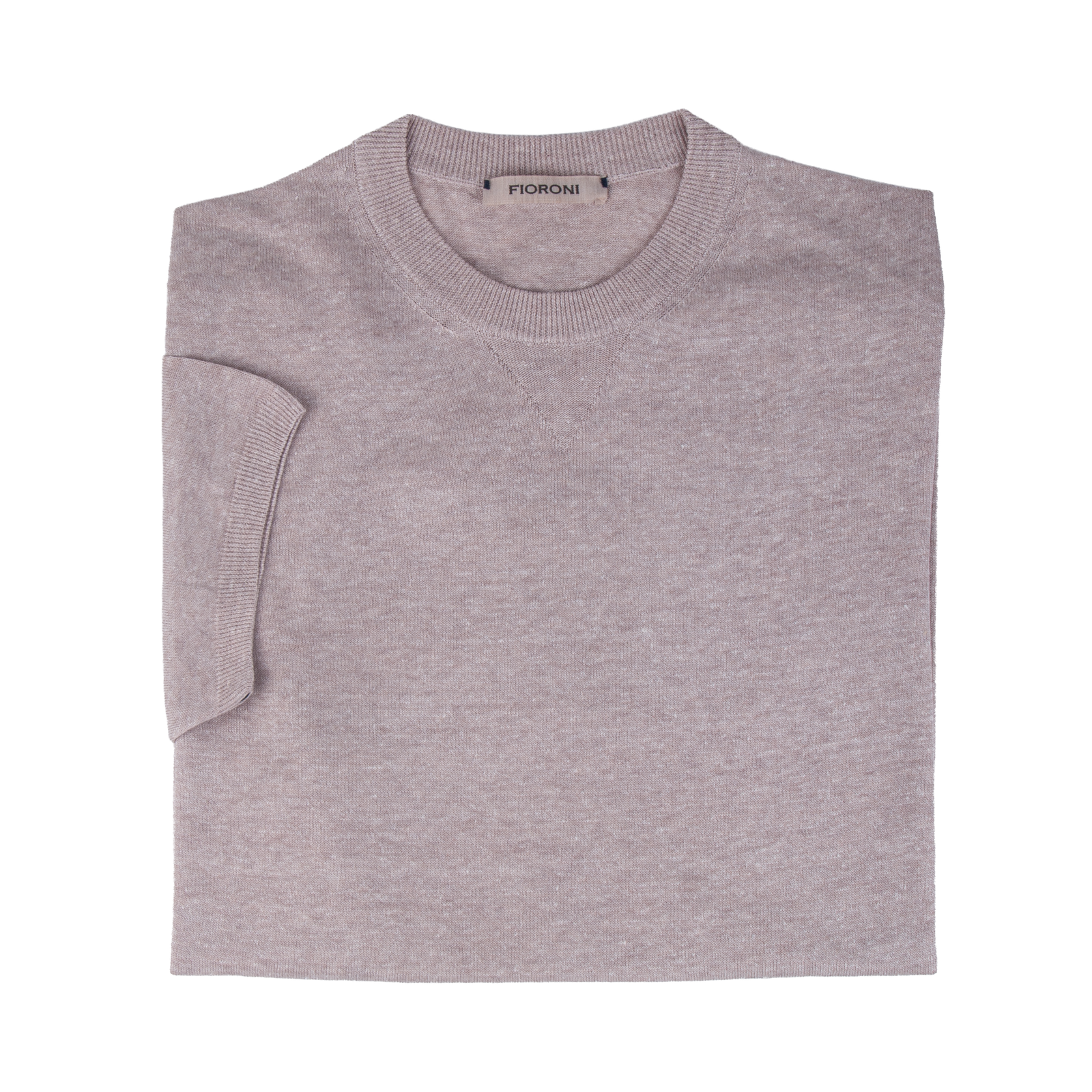 Fioroni beiges Strick T-Shirt