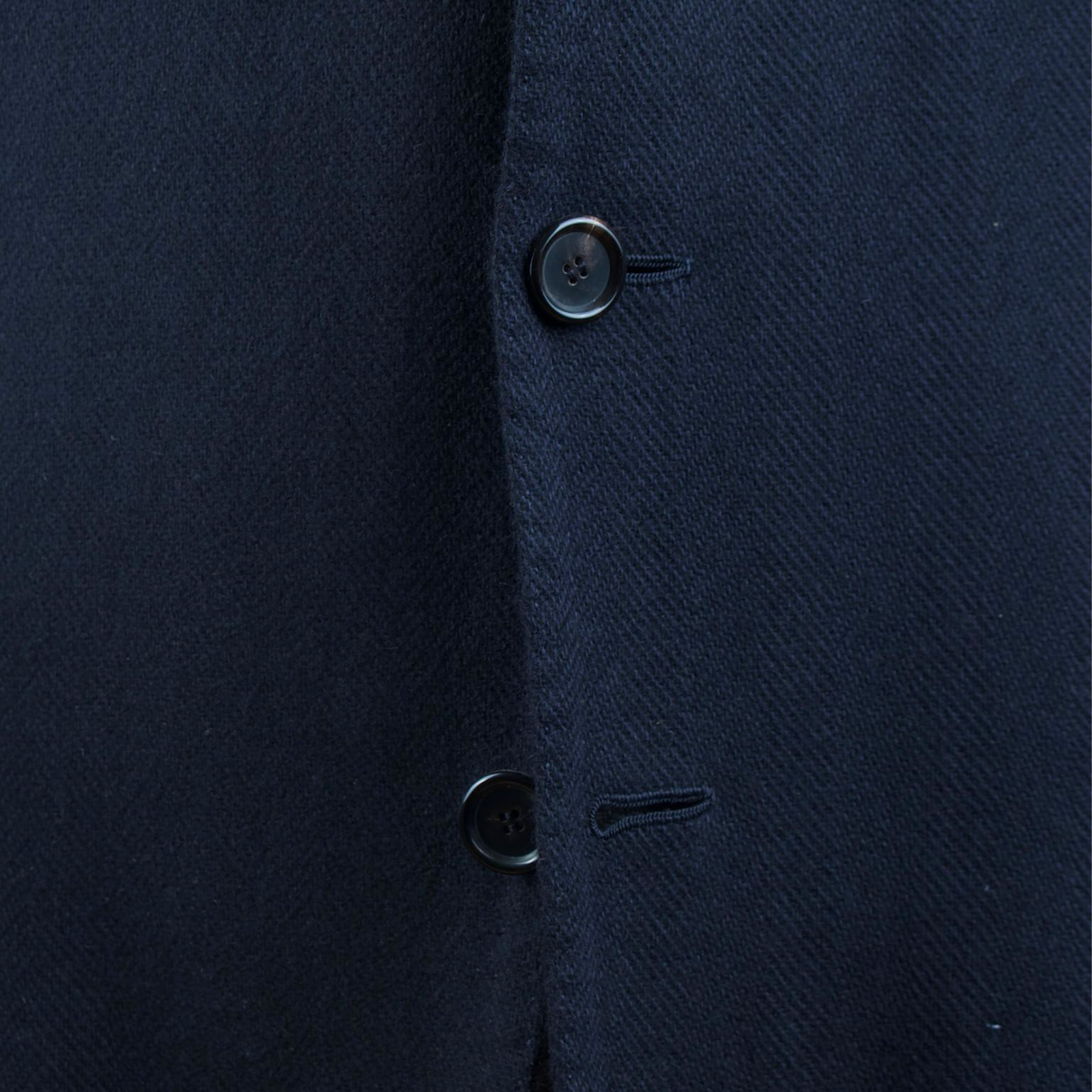 Cesare Attolini Sakko aus reinem Kaschmir in Nachtblau mit Fischgrätmuster