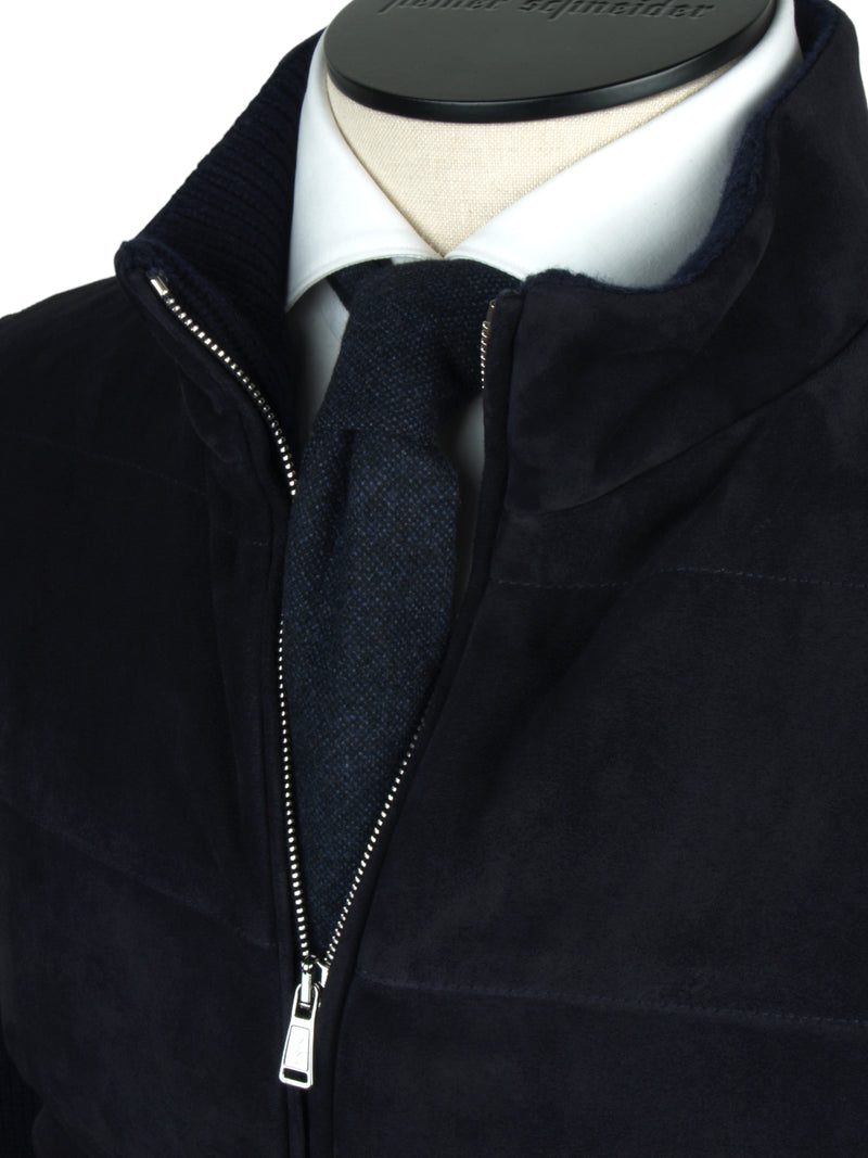 Fioroni dunkelblaue Bomberjacke