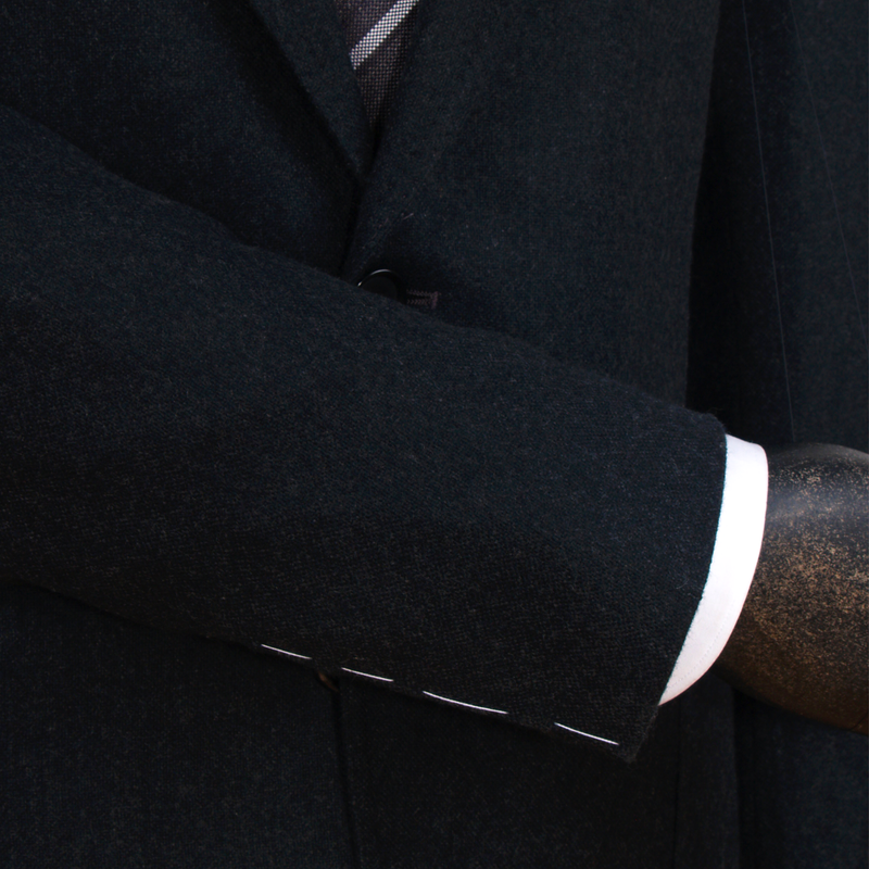 Gaiola Napoli cashmere jacket black melange