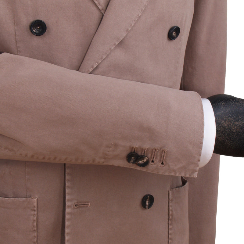 Santaniello cotton suit in sand rose