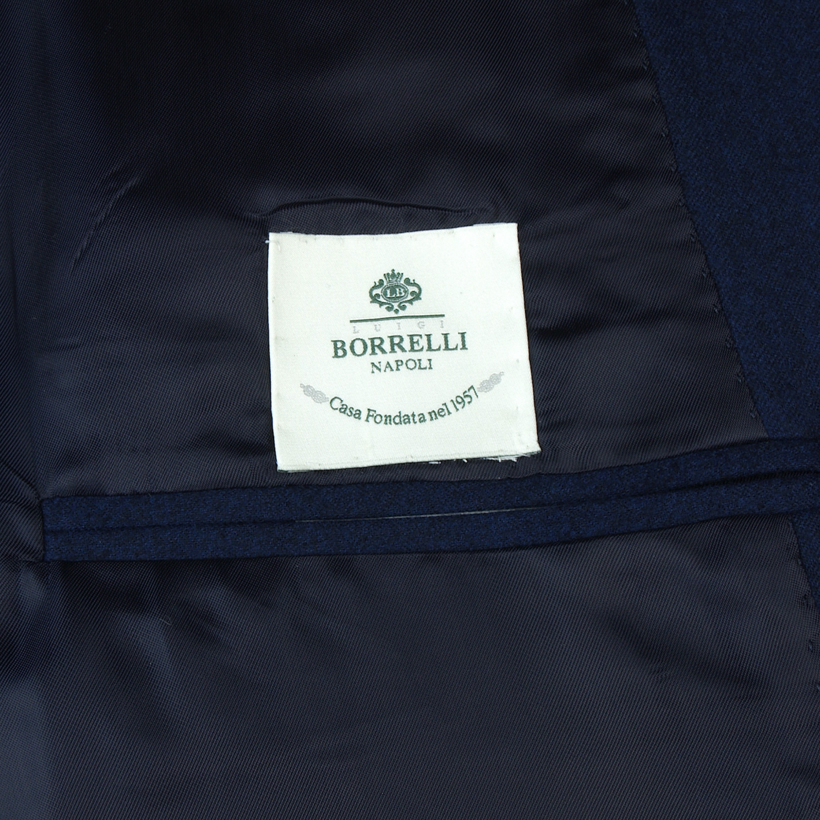 Luigi Borrelli Blauer Soft Flanell Anzug