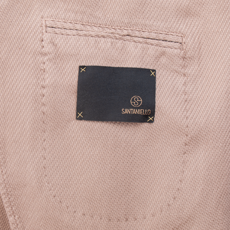 Santaniello cotton linen jacket sand