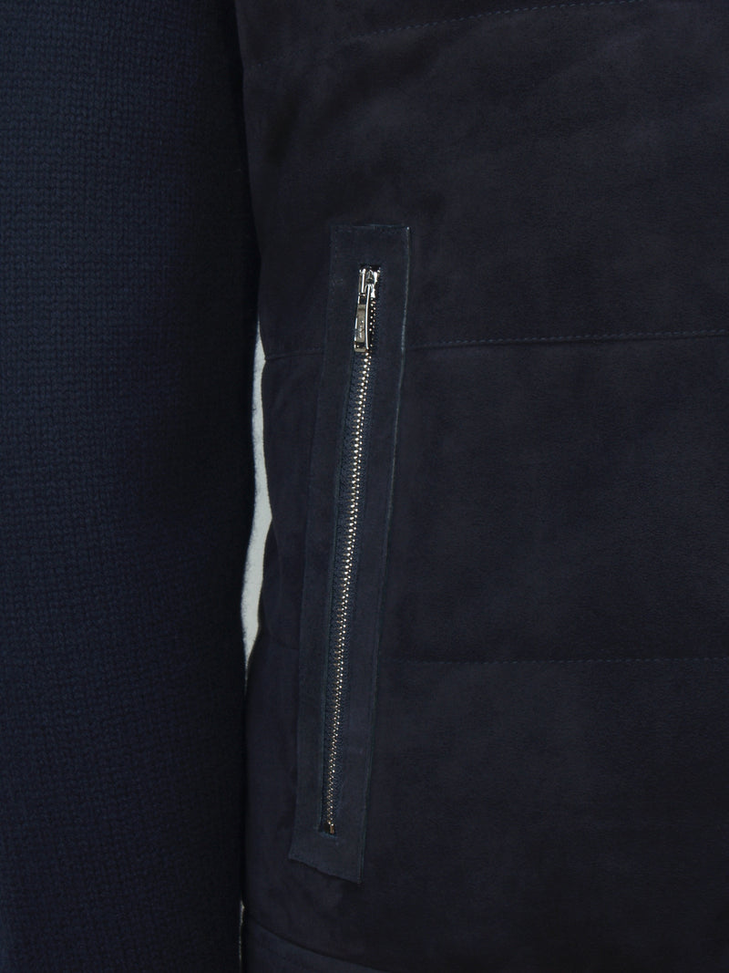 Fioroni dunkelblaue Bomberjacke