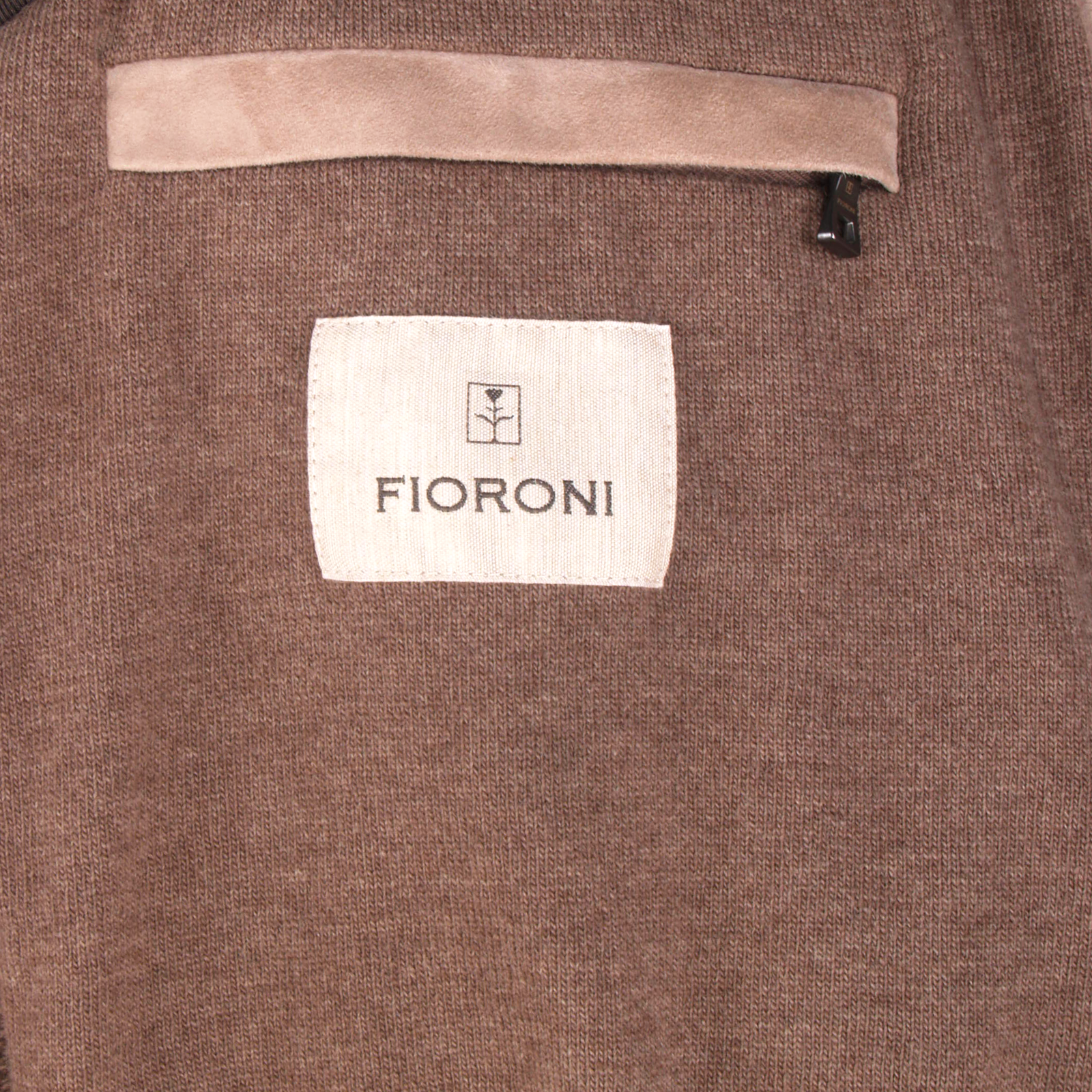 Fioroni Schurwolle Bomberjacke mit Wildleder
