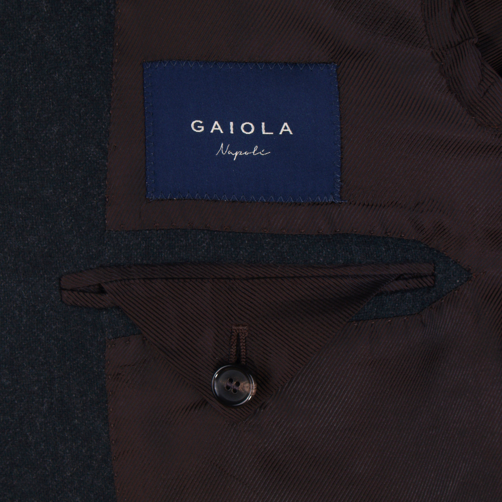Gaiola Napoli cashmere jacket black melange