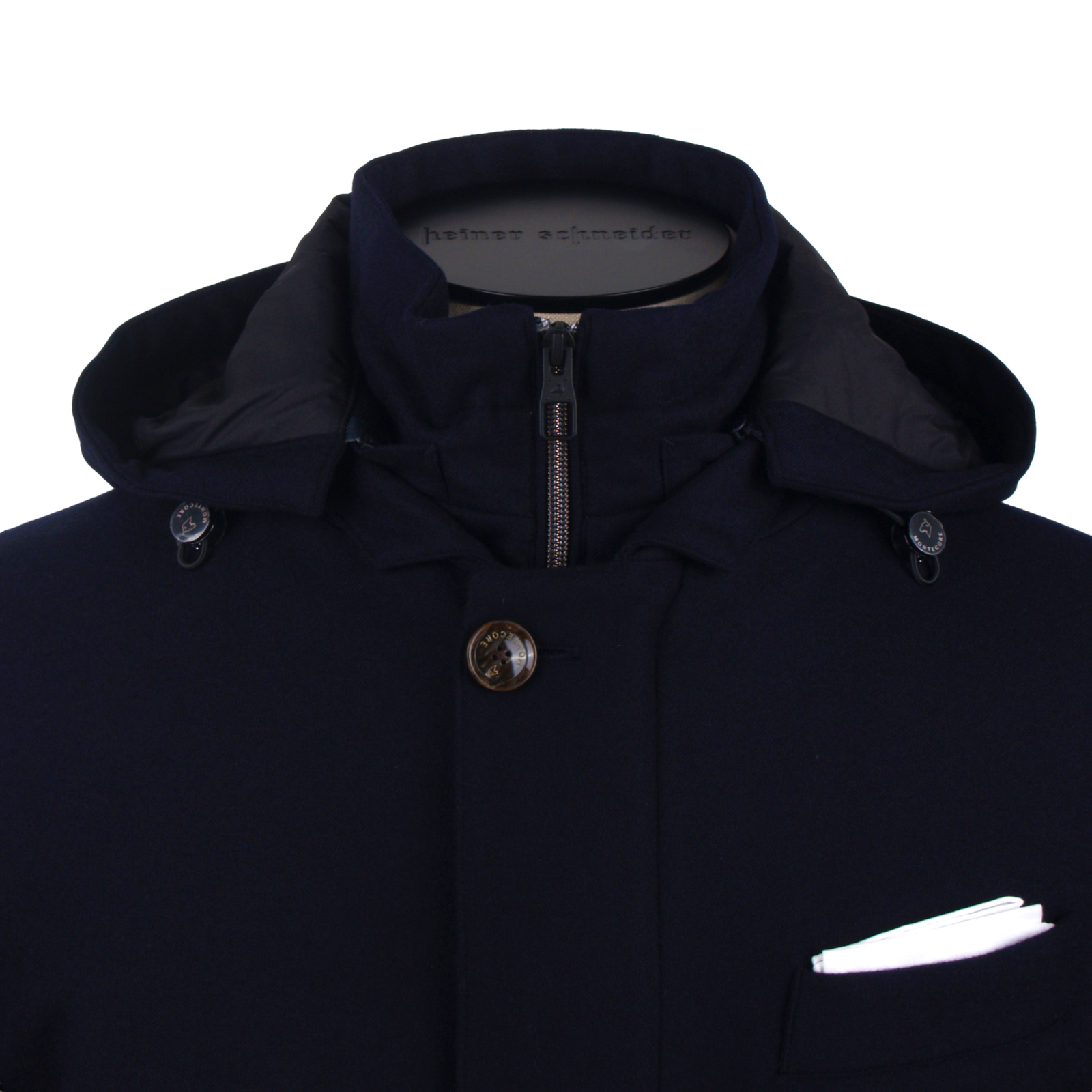 Montecore coat in dark blue