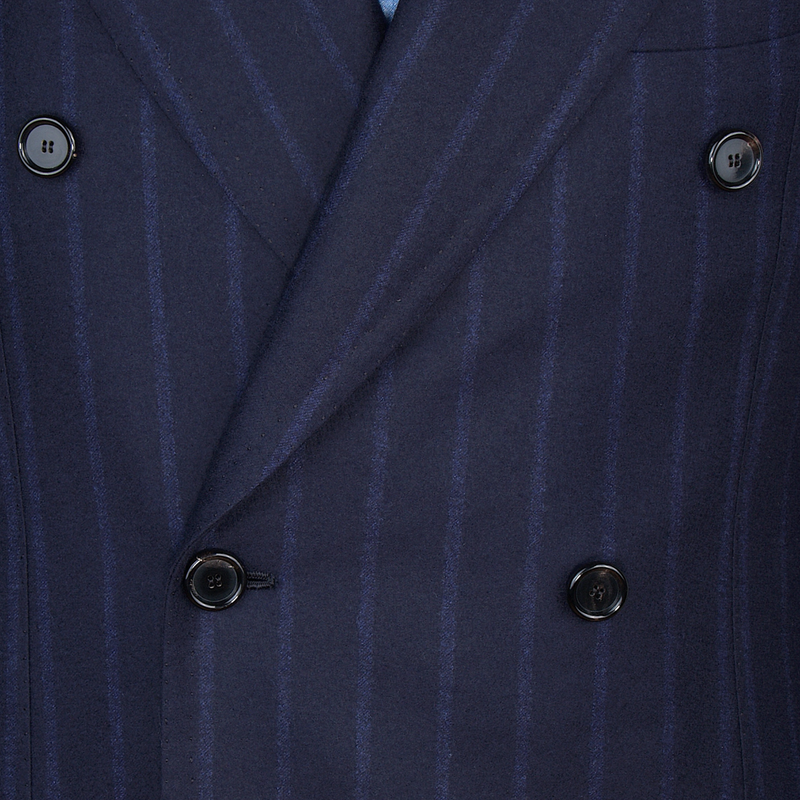 Cesare Attolini blauer Anzug Kreidestreifen